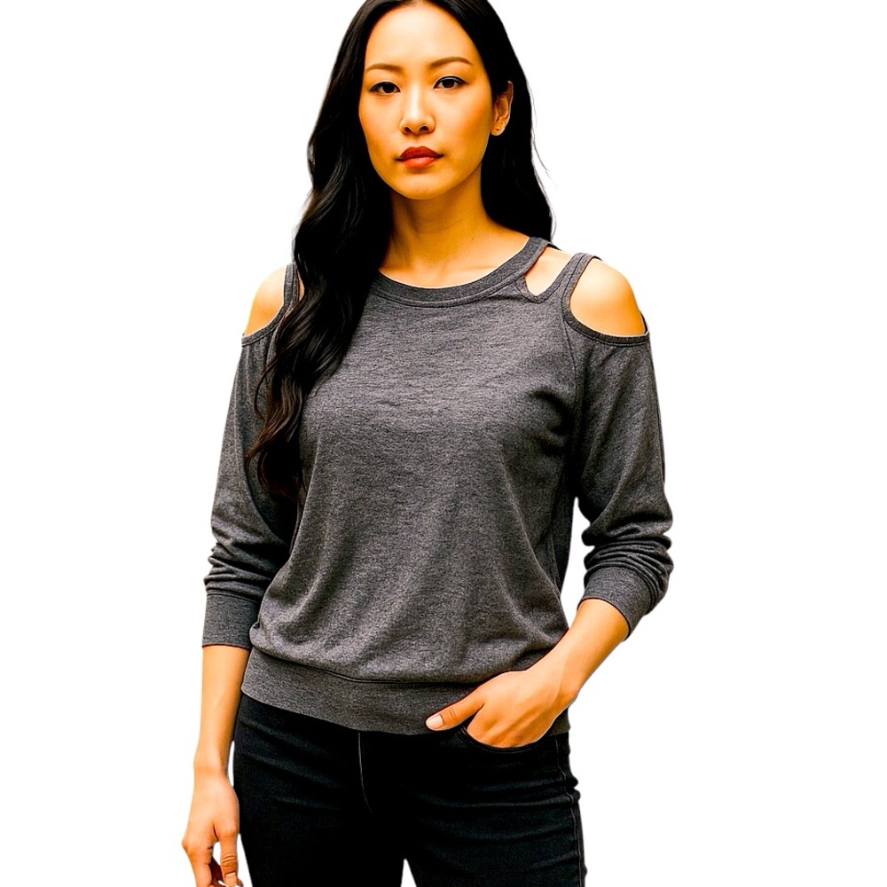 n:Philanthropy Cold Shoulder Top Women Color Size S